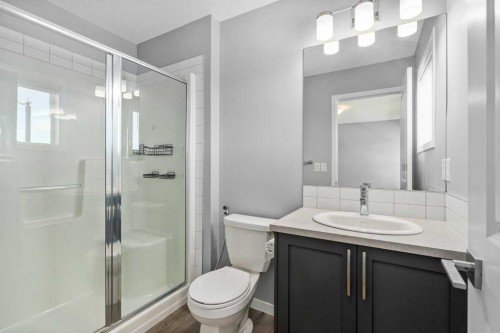 109 Dawson Drive, Chestermere, AB - Indoor Photo Showing Bathroom