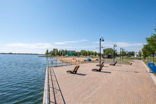 109 Dawson Drive, Chestermere, AB - Outdoor With Body Of Water With View