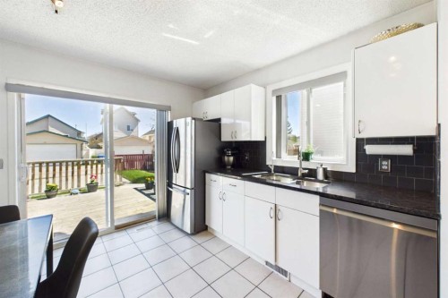 24 Chaparral Ridge Circle Se, Calgary, AB - Indoor Photo Showing Kitchen With Double Sink
