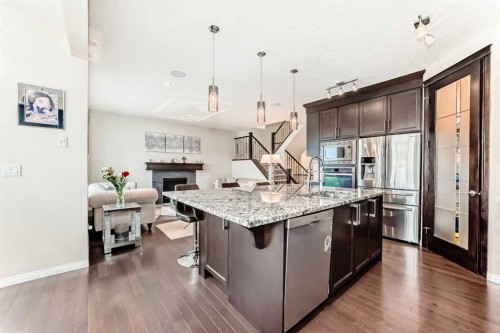 91 Nolanfield Crescent Nw, Calgary, AB - Indoor Photo Showing Kitchen With Upgraded Kitchen