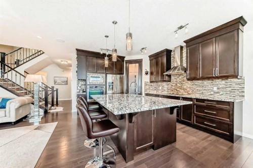 91 Nolanfield Crescent Nw, Calgary, AB - Indoor Photo Showing Kitchen With Upgraded Kitchen