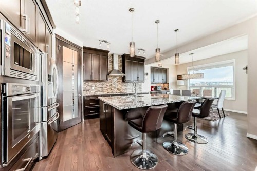 91 Nolanfield Crescent Nw, Calgary, AB - Indoor Photo Showing Kitchen With Upgraded Kitchen