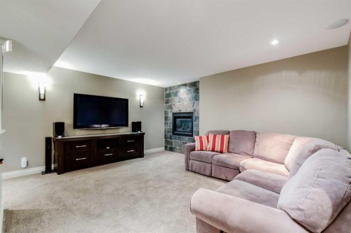 30 Meadow Pointe Drive, Heritage Pointe, AB - Indoor With Fireplace