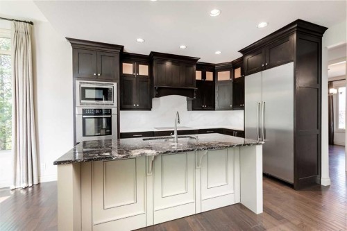 30 Meadow Pointe Drive, Heritage Pointe, AB - Indoor Photo Showing Kitchen With Double Sink With Upgraded Kitchen