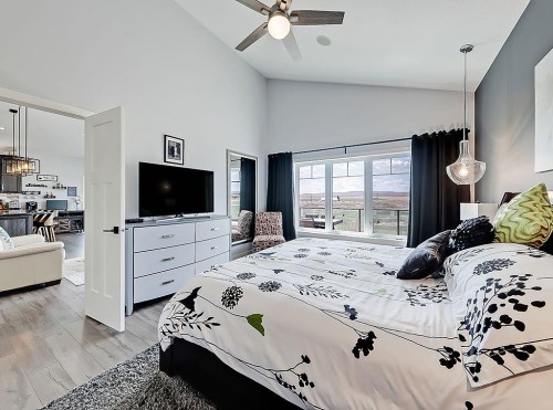 137 Westview Drive, Nanton, AB - Indoor Photo Showing Bedroom