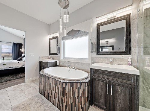 137 Westview Drive, Nanton, AB - Indoor Photo Showing Bathroom