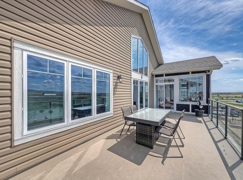 137 Westview Drive, Nanton, AB - Outdoor With Deck Patio Veranda With Exterior