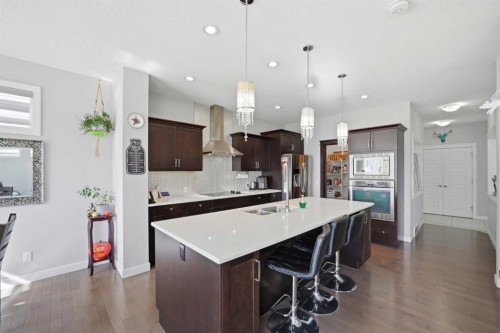 60 Redstone Grove Ne, Calgary, AB - Indoor Photo Showing Kitchen With Upgraded Kitchen