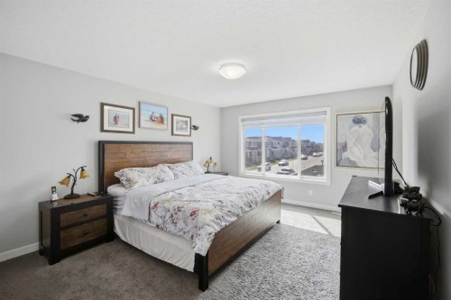 60 Redstone Grove Ne, Calgary, AB - Indoor Photo Showing Bedroom