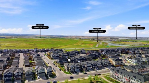 60 Redstone Grove Ne, Calgary, AB - Outdoor With View