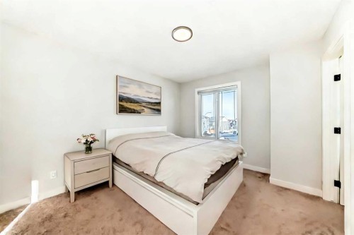 47 Amblefield Grove Nw, Calgary, AB - Indoor Photo Showing Bedroom