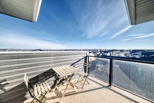 47 Amblefield Grove Nw, Calgary, AB - Outdoor With Balcony