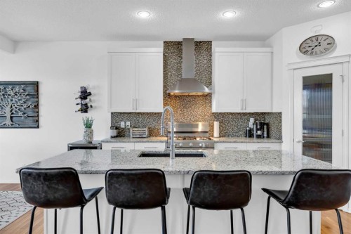 30 Cranarch View Se, Calgary, AB - Indoor Photo Showing Kitchen With Upgraded Kitchen