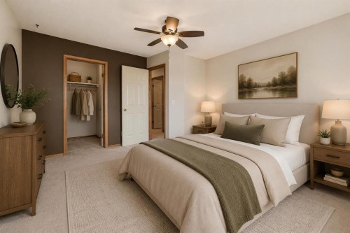 152 Country Hills Villas Nw, Calgary, AB - Indoor Photo Showing Bedroom
