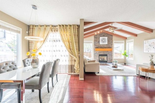 94 Kincora Gardens, Calgary, AB - Indoor With Fireplace