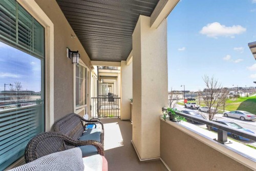 218-140 Mahogany Street Se, Calgary, AB - Outdoor With Balcony With Exterior