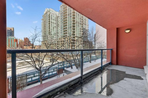 312-205 Riverfront Avenue Sw, Calgary, AB - Outdoor With Balcony