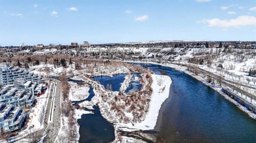 312-205 Riverfront Avenue Sw, Calgary, AB - Outdoor With Body Of Water With View