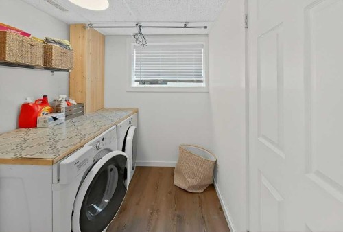 7704 23 Avenue, Coleman, AB - Indoor Photo Showing Laundry Room