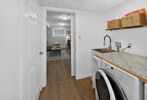 7704 23 Avenue, Coleman, AB - Indoor Photo Showing Laundry Room