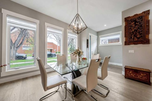 639 19 Avenue Nw, Calgary, AB - Indoor Photo Showing Dining Room