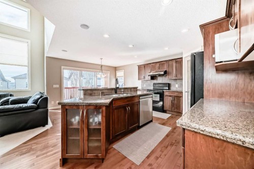 455 Hidden Creek Boulevard Nw, Calgary, AB - Indoor Photo Showing Kitchen