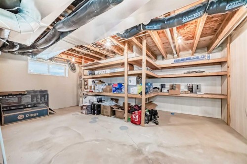 455 Hidden Creek Boulevard Nw, Calgary, AB - Indoor Photo Showing Basement