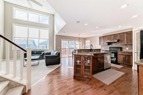455 Hidden Creek Boulevard Nw, Calgary, AB - Indoor Photo Showing Kitchen