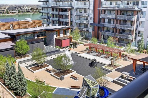 504-122 Mahogany Centre Se, Calgary, AB - Outdoor With Body Of Water With Balcony