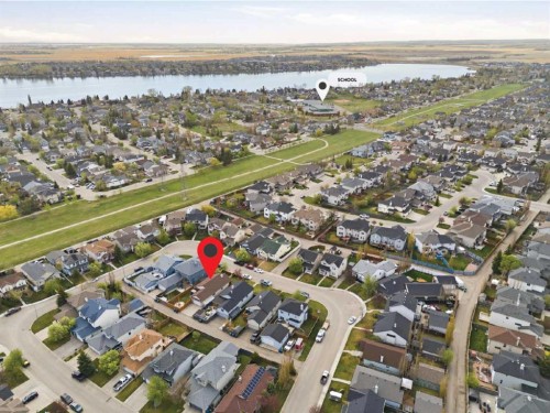 203 West Creek Close, Chestermere, AB - Outdoor With Body Of Water With View