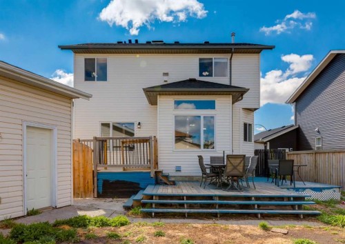 244 Stonegate Close Nw, Airdrie, AB - Outdoor With Deck Patio Veranda With Exterior