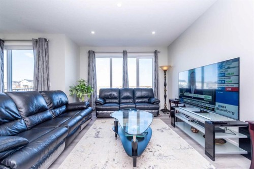 46 Savoy Landing Se, Calgary, AB - Indoor Photo Showing Living Room