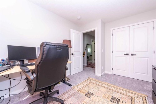 46 Savoy Landing Se, Calgary, AB - Indoor Photo Showing Office