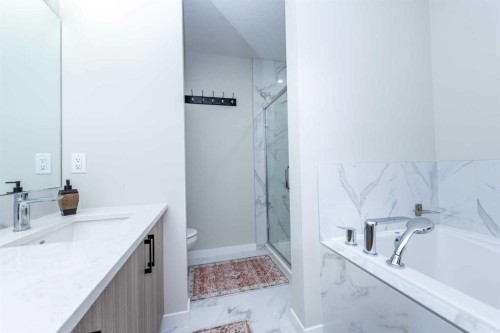 46 Savoy Landing Se, Calgary, AB - Indoor Photo Showing Bathroom