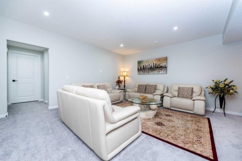 46 Savoy Landing Se, Calgary, AB - Indoor Photo Showing Living Room
