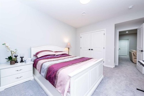 46 Savoy Landing Se, Calgary, AB - Indoor Photo Showing Bedroom