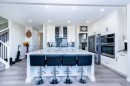 46 Savoy Landing Se, Calgary, AB  - Indoor Photo Showing Kitchen With Double Sink With Upgraded Kitchen 