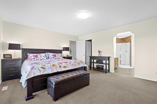 609 Chaparral Drive Se, Calgary, AB - Indoor Photo Showing Bedroom