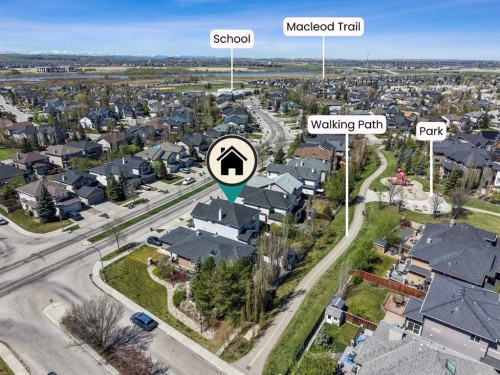 609 Chaparral Drive Se, Calgary, AB - Outdoor With View