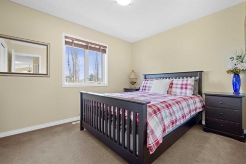 609 Chaparral Drive Se, Calgary, AB - Indoor Photo Showing Bedroom