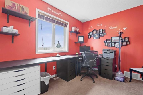 609 Chaparral Drive Se, Calgary, AB - Indoor Photo Showing Office