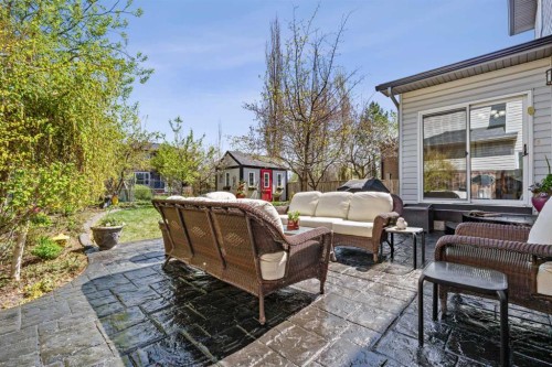 609 Chaparral Drive Se, Calgary, AB - Outdoor With Deck Patio Veranda