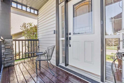 609 Chaparral Drive Se, Calgary, AB - Outdoor With Deck Patio Veranda With Exterior