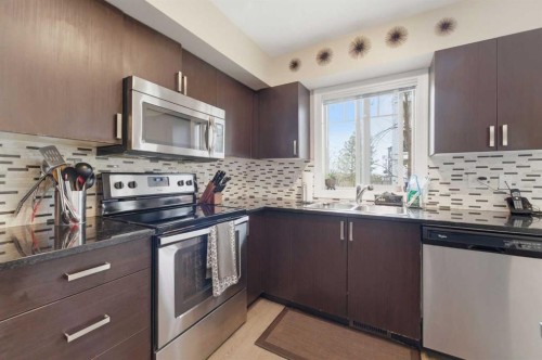 1311-121 Copperpond Common North, Calgary, AB - Indoor Photo Showing Kitchen With Upgraded Kitchen