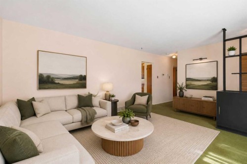 120 Glenpatrick Drive Sw, Calgary, AB - Indoor Photo Showing Living Room