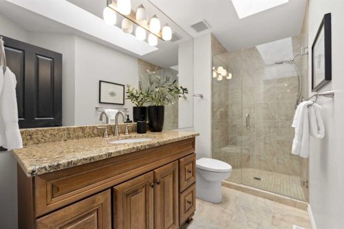 21 Douglas Woods Manor Se, Calgary, AB - Indoor Photo Showing Bathroom