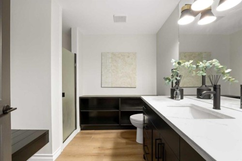21 Douglas Woods Manor Se, Calgary, AB - Indoor Photo Showing Bathroom
