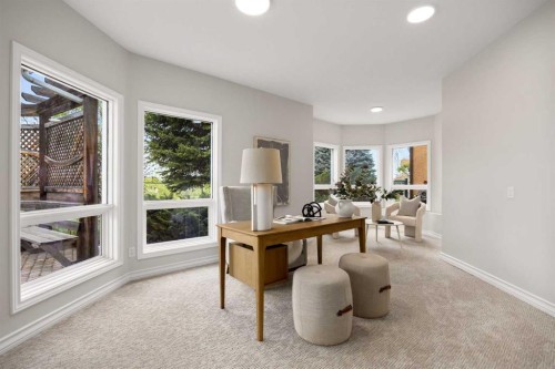21 Douglas Woods Manor Se, Calgary, AB - Indoor Photo Showing Office
