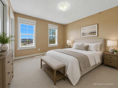 320 Rainbow Falls Drive, Chestermere, AB - Indoor Photo Showing Bedroom