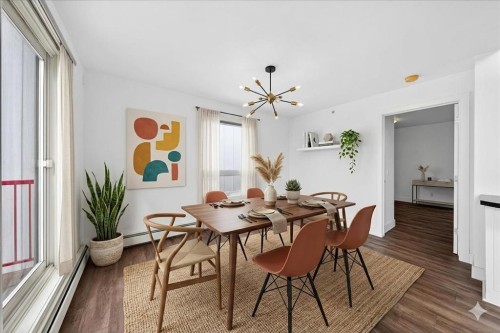 404-603 7 Avenue Ne, Calgary, AB - Indoor Photo Showing Dining Room